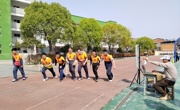 学校九年级体育模拟考圆满结束