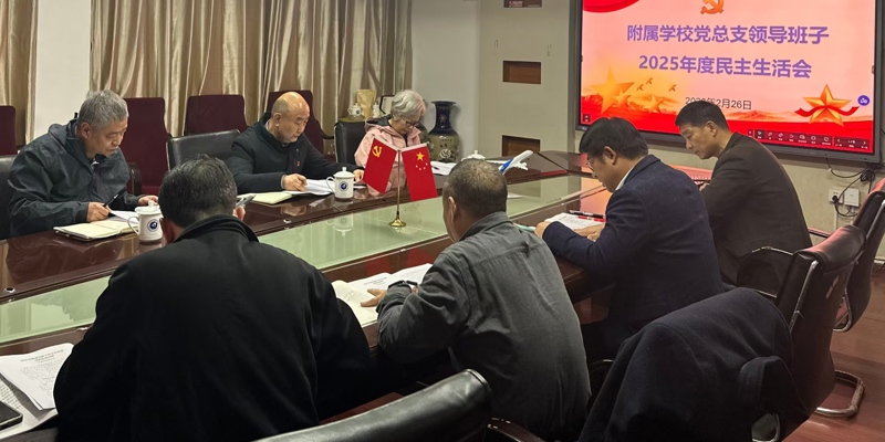 附属学校党总支召开2025年度领导班子民主生活会